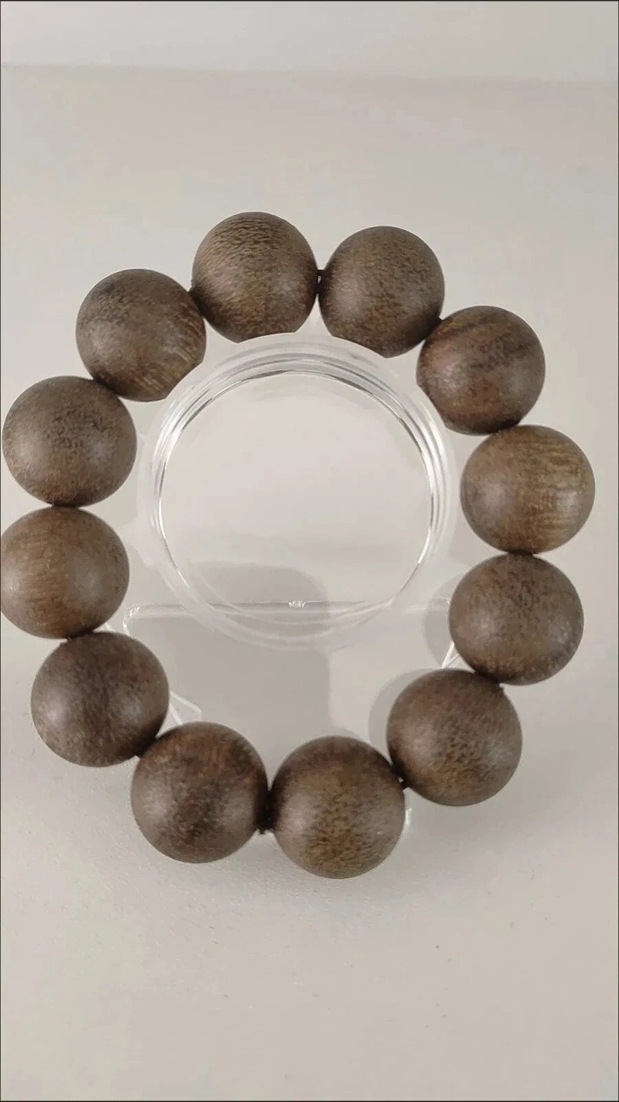 20mm Vietnam Nha Trang Huang Qi Nan Agarwood Bracelet Men Woman Buddha Beads 07FC0E-D4 - KOEEK
