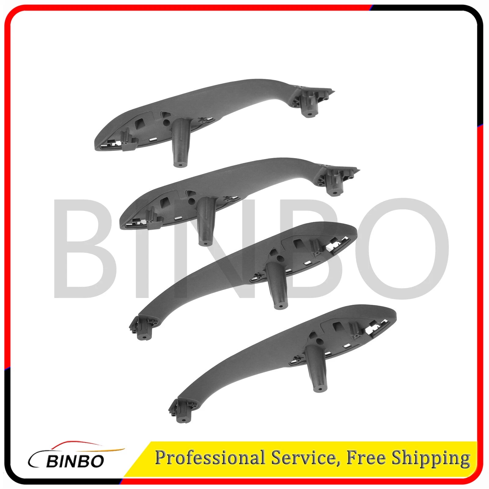 4 Pcs For BMW F30 F80 F31 Front Left & Right Inner Trim Door Pull Handle Black 07FC0E-D4 - KOEEK