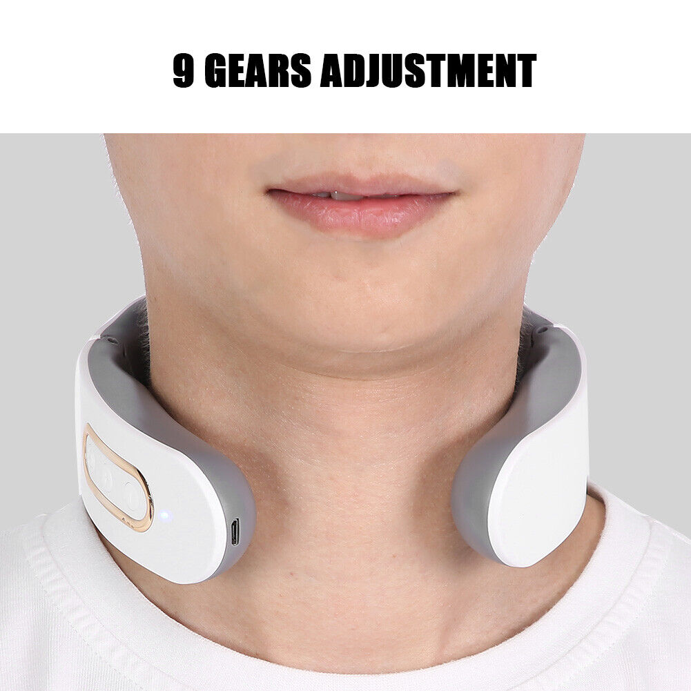 new Wireless Neck Massager 9 Gears Electric Vertebra Massager(White Charging) HGF koeek - KOEEK