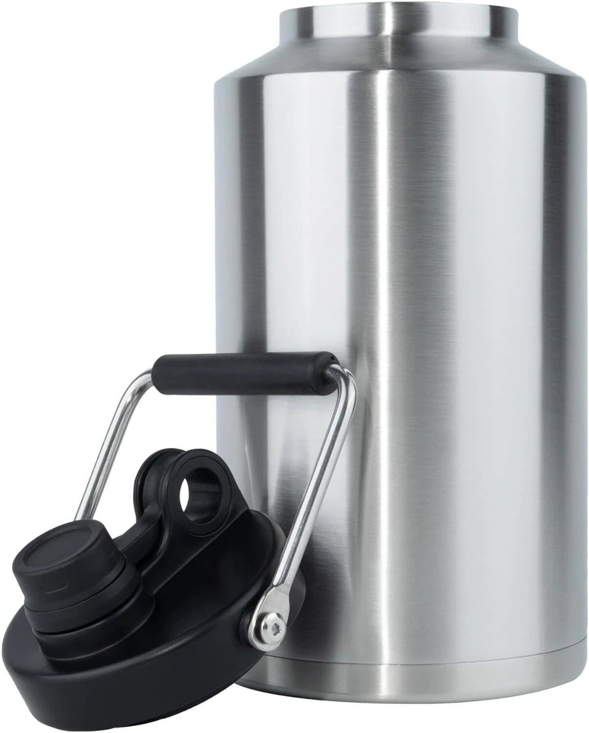 Insulated Gallon Jug with Handle, One Gallon, 128 oz Stainless Steel 07FC0E-D4 - KOEEK