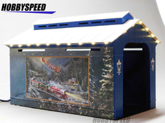 LIONEL TK CHRISTMAS LIGHT EXPRESS ILLUMINATED COVERED BRIDGE O GAUGE 2429160 LIONEL - KOEEK