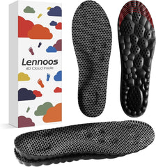 new 4D Cloud Soles for Men - Memory Foam Cushioning Steppers US M 7.5-10.5, Black 07FC0E-D4 - KOEEK