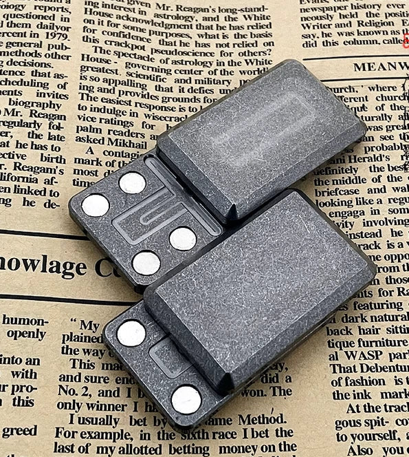 Titanium Alloy Gyro Ratchet Decompression EDC Toy Fingertip Fidget Slider Clicke 07FC0E-D4 - KOEEK