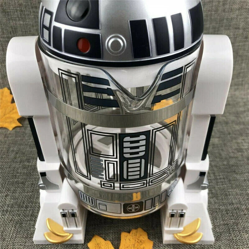 Star Wars R2-D2 Robot Manual Coffee Maker Home French Pressed coffee Machine 07FC0E-D4 - KOEEK
