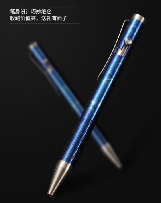 Titanium Mini Pen With Writing Multi-functional EDC Tools Office Students Pens 07FC0E-D4 - KOEEK