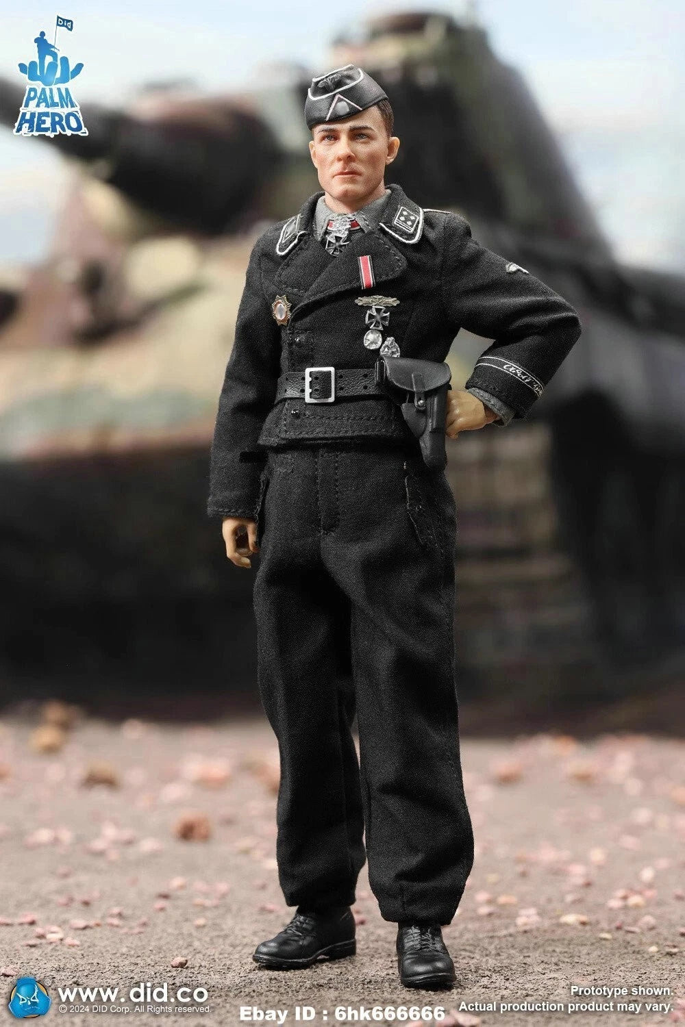 DID XD80022 German Panzer Commander Joachim Peiper 1/12 6" ACTION FIGURE Model 07FC0E-D4 - KOEEK