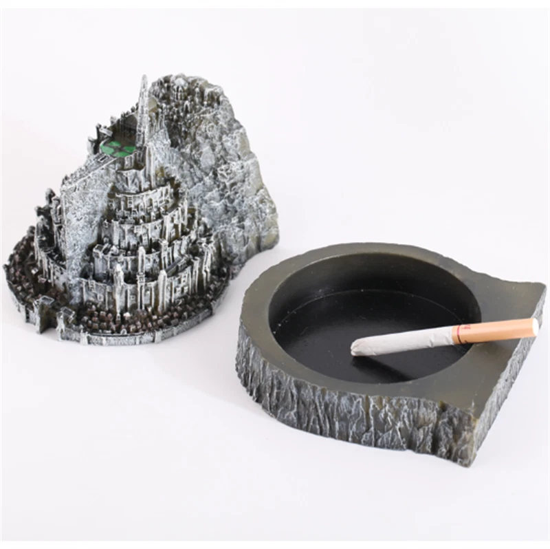 Hobbits The Lord Of The Rings Minas Tirith City Model Ashtray Statue Ornaments 07FC0E-D4 - KOEEK