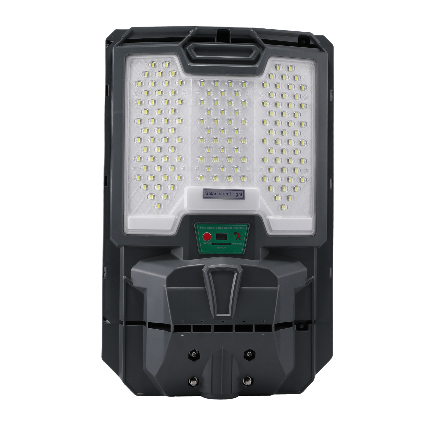 ny udendørs kommerciel 10000000LM LED Solar gadelys Dusk-to-Dawn vejlampe+stang