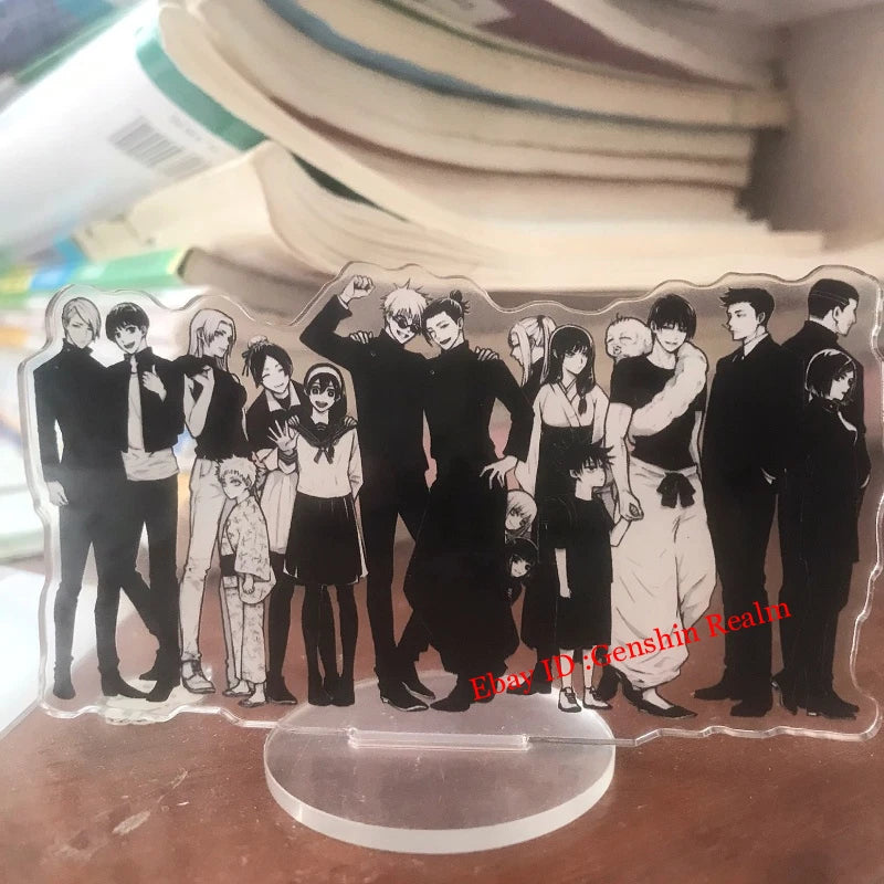 Anime Jujutsu Kaisen Group Photo Acrylic Desktop Stand Figure Collection Decor 07FC0E-D4 - KOEEK