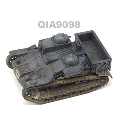 1:72 Scale WWII German Renault UE Light Armored Vehicle With MG34 Gun Model 07FC0E-D4 - KOEEK