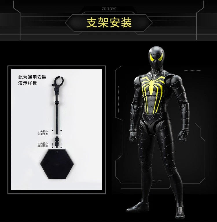 ZD Toys Marvel's Spider-Man Anti-Ock Suit 7" Articulated Action Figure in Stock 07FC0E-D4 - KOEEK