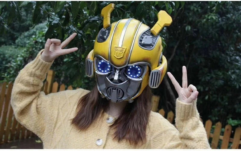 Killerbody 1:1 Amazing Bumblebee Helmet Mask Wearable Voice Control Toy Props KILLERBODY - KOEEK