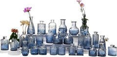Glass Bud Vase Set of 30, Small Vases for Centerpieces 07FC0E-D4 - KOEEK