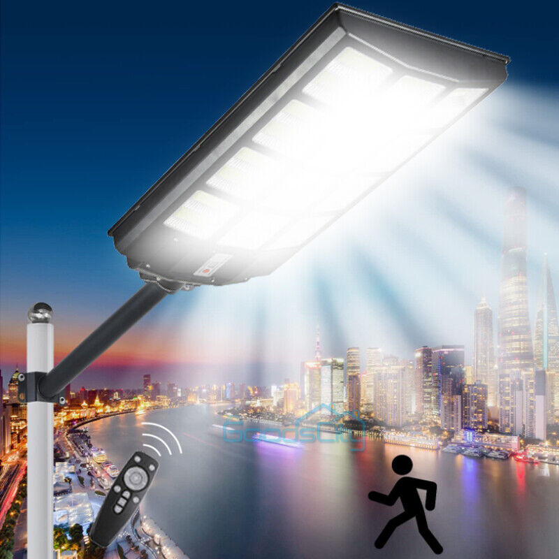 nye 1600W Solar Street Lights Commercial 7500K for Basketball Court Road Playground