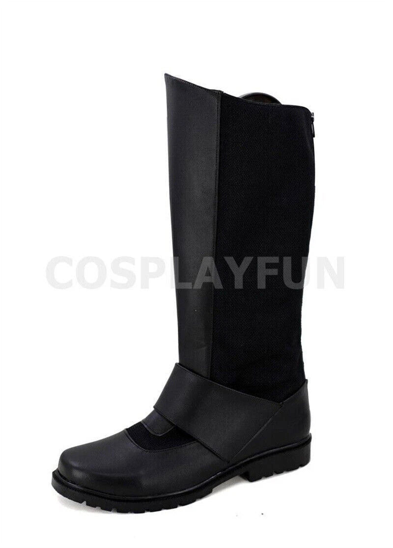 Justice League Batman Bruce Wayne Men Long Boots Cosplay Shoes Boots Halloween 07FC0E-D4 - KOEEK