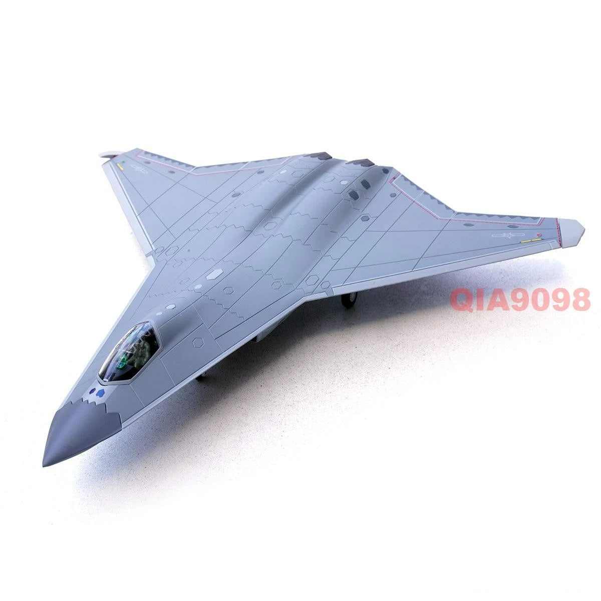 1/72 Scale China PLA Sixth Generation J-50 Stealth Fighter Jet Metal Model 07FC0E-D4 - KOEEK