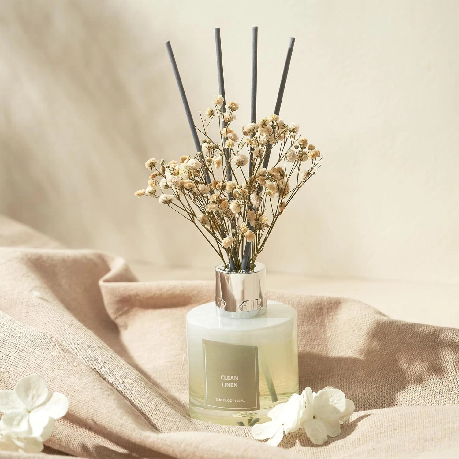Reed Diffuser Set, 3.38fl oz (100 ml) - Essential Oil Diffuser with 8Reed Sticks 07FC0E-D4 - KOEEK