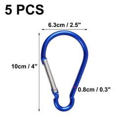 Uxcell 5PCS Spring Snap Hooks, Carabiner Keychain Clips Quick Link for Key UXCELL - KOEEK