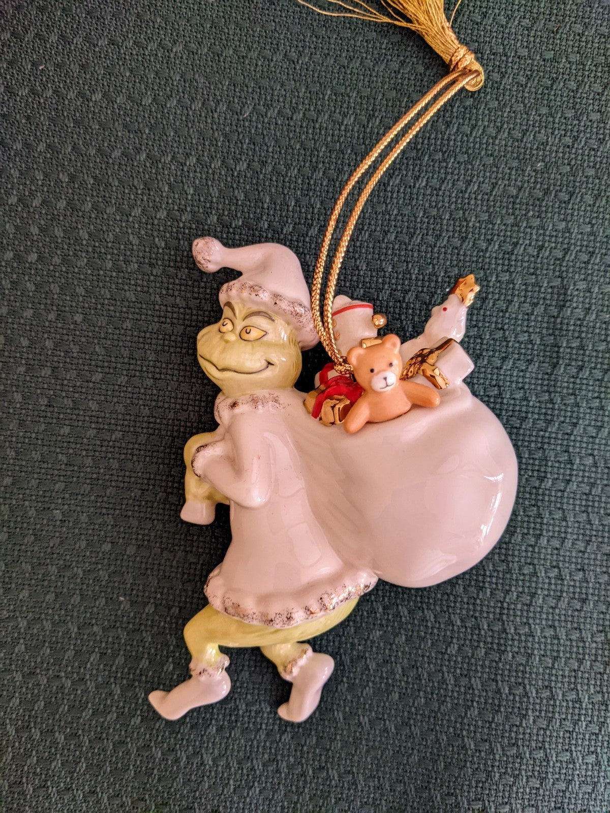 2005 LENOX "THE GRINCH OLD GRINCHY CLAUS" CHRISTMAS ORNAMENT PORCELAIN NIB OTHER LENOX - KOEEK