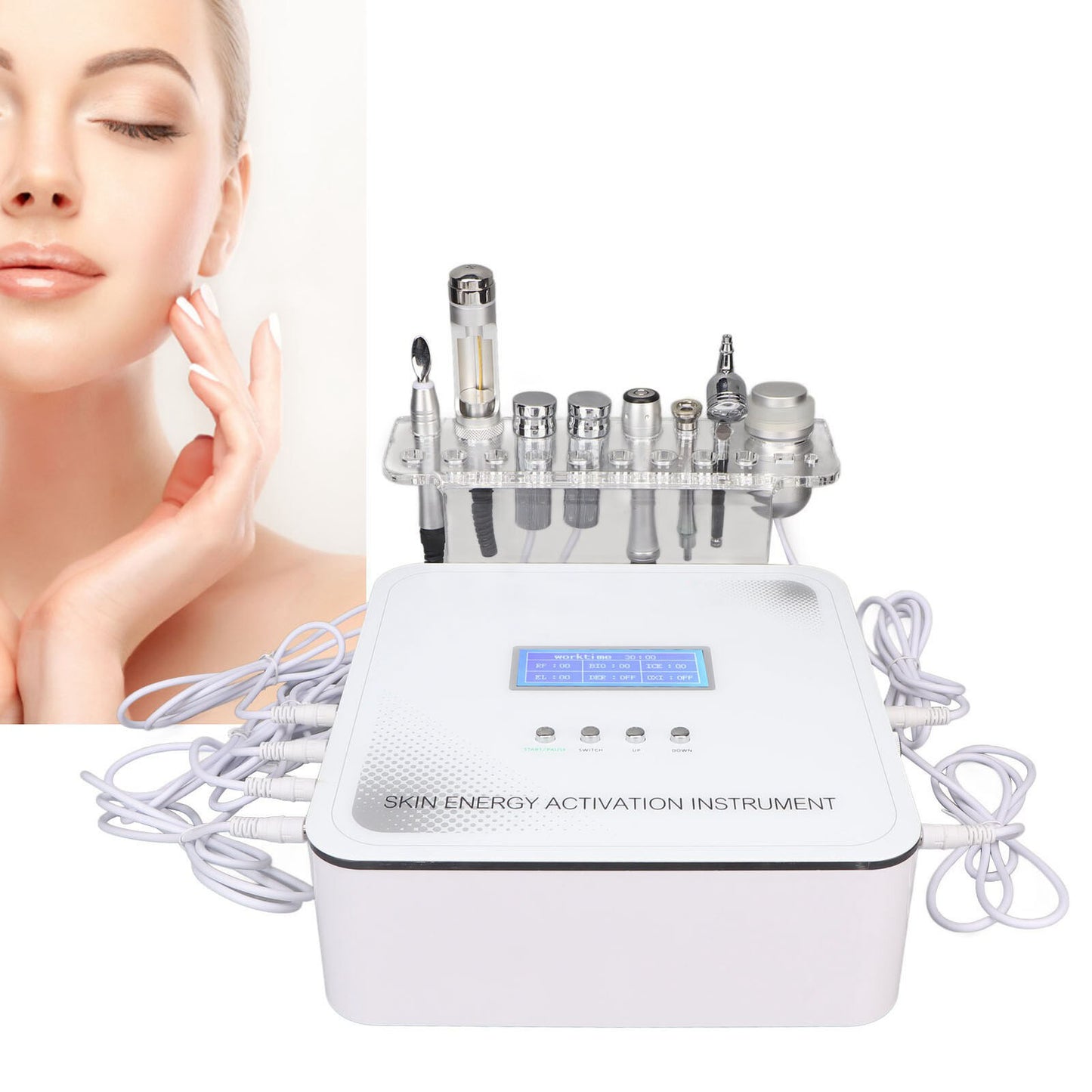 ny 4 In1 RF Microdermabrasion Machine Skin Rejuvenation Face Lifting Wrinkle Re