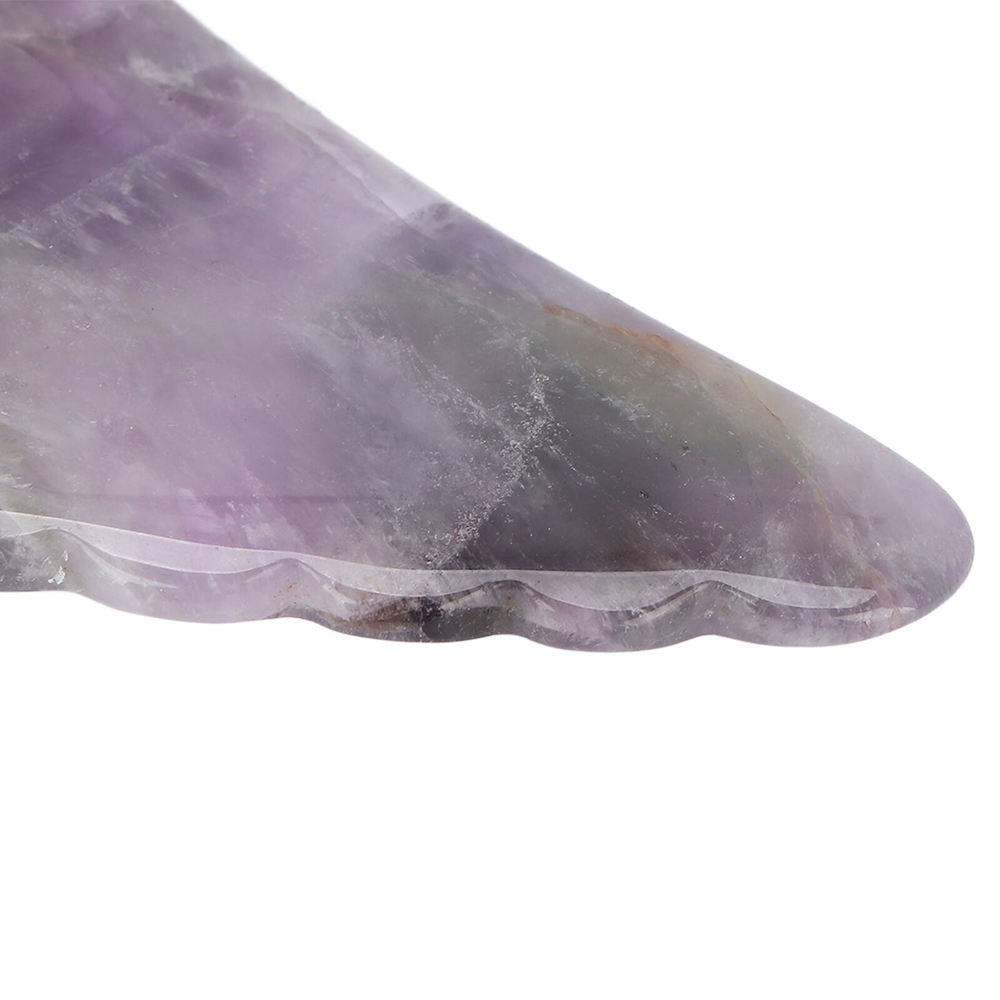 new Amethyst Stone Guasha Board Scraping Massage For Acupuncture Massage Lifting HGF koeek - KOEEK