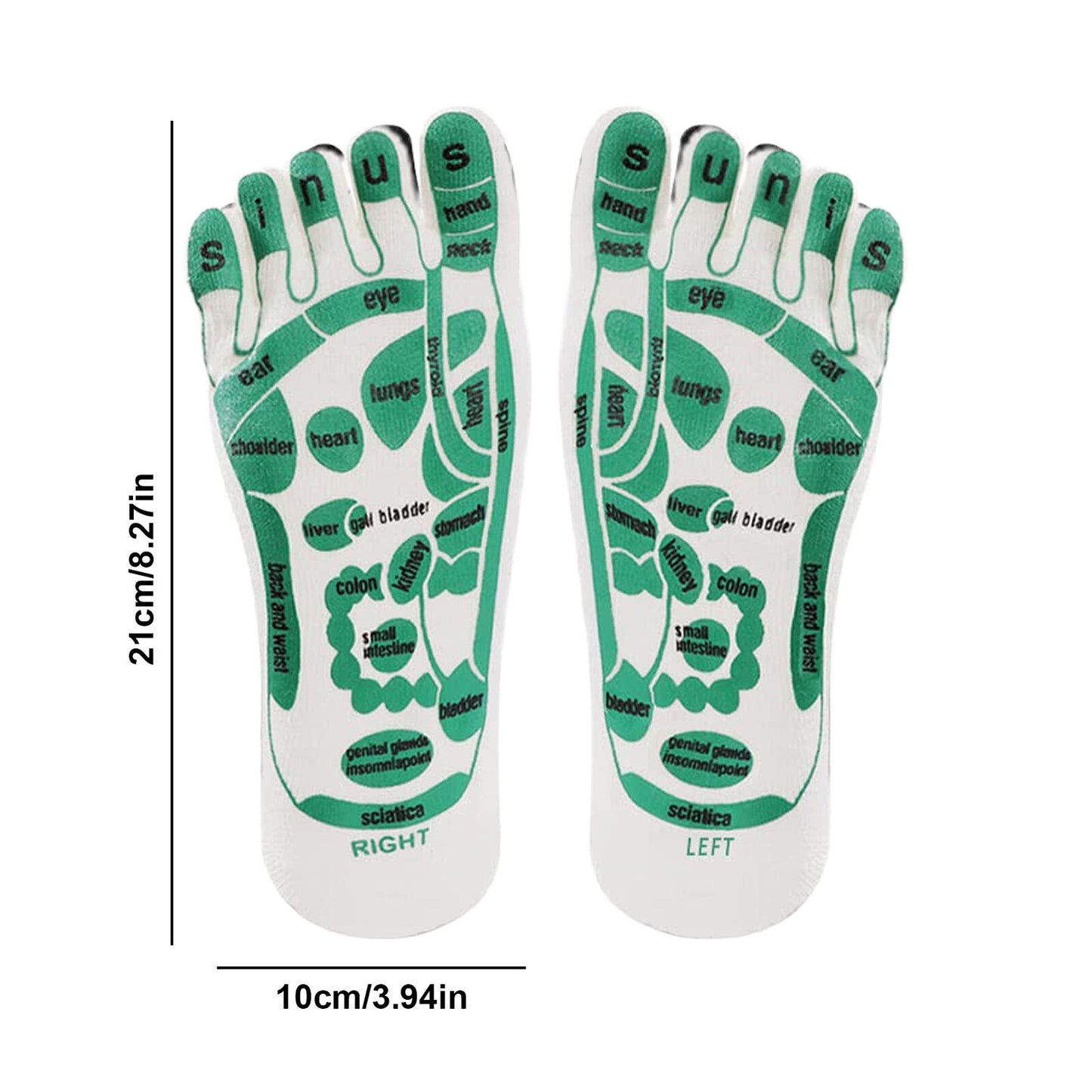 new Acupressure Reflexology Socks for Feet Massage Reflection Area Schematic Socks koeek - KOEEK