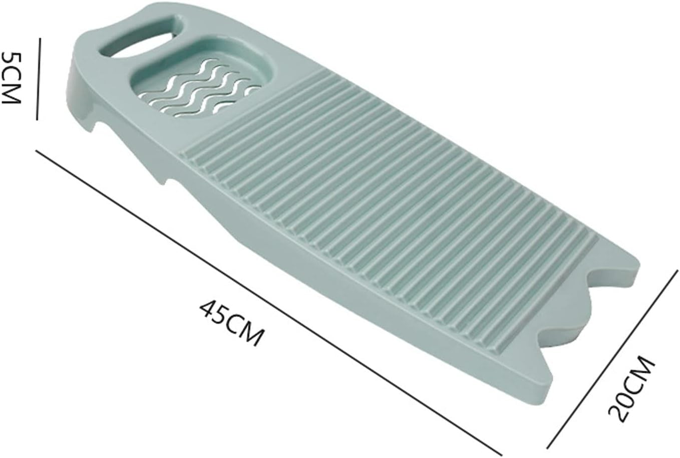 new Non-Slip Laundry Washing Board, Household Washboard, Hand Large, E-Light Blue 07FC0E-D4 - KOEEK