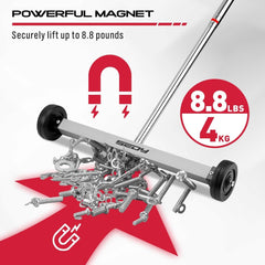new Magnet Sweeper Magnetic Nail Roller: 17-Inch Heavy Duty Pickup... 07FC0E-D4 - KOEEK