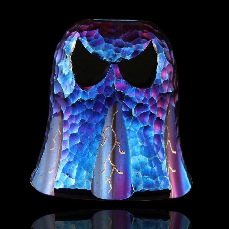 Titanium Ghost Knife Lanyard Bead Paracord Necklace Pendant Bracelet Bead EDC 07FC0E-D4 - KOEEK