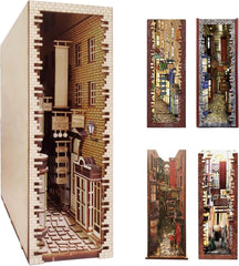 Adult LED Bookcase Kit - Adult Decorative Bookcase-3D Wooden Puzzle 07FC0E-D4 - KOEEK