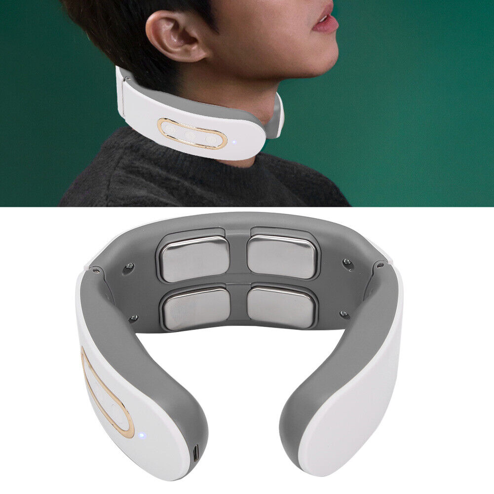 new Wireless Neck Massager 9 Gears Electric Vertebra Massager(White Charging) HGF koeek - KOEEK