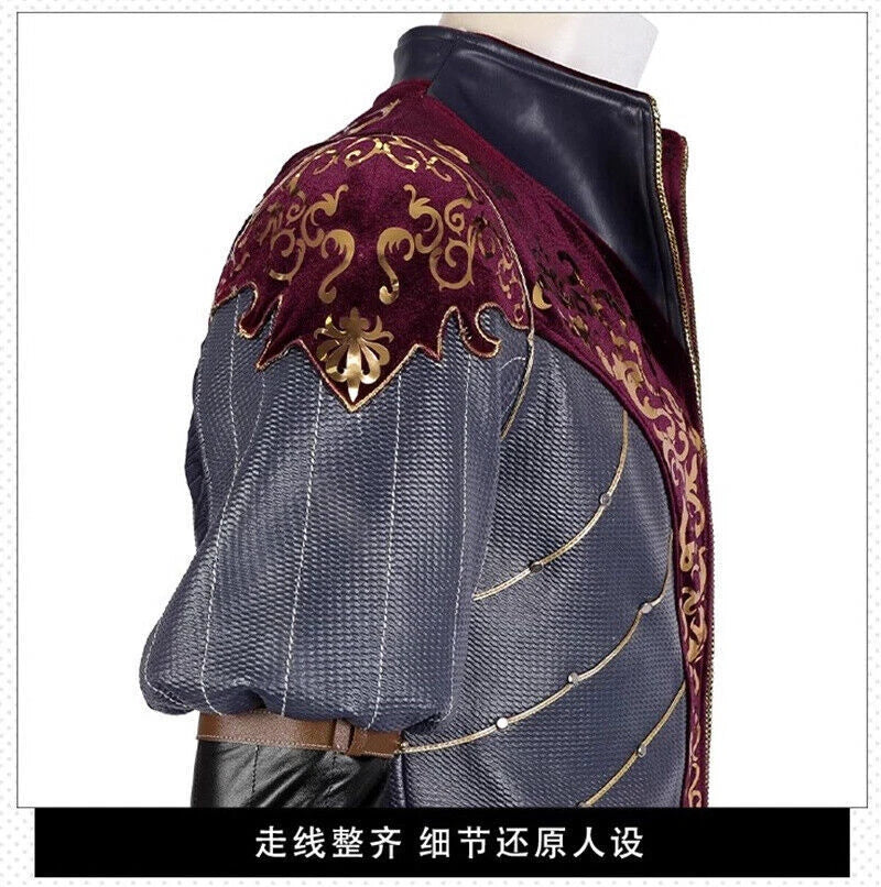Baldur's Gate 3 Astarion Carnival Outfits Middle Ages Costumes Cosplay Game Suit 07FC0E-D4 - KOEEK
