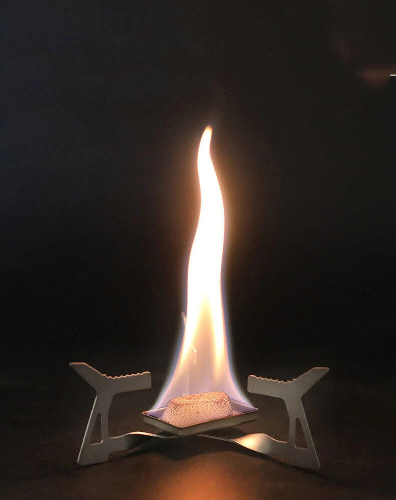 Outdoor Pure Titanium Solid Alcohol Furnace Folding Integrated Triangle Furnace 07FC0E-D4 - KOEEK