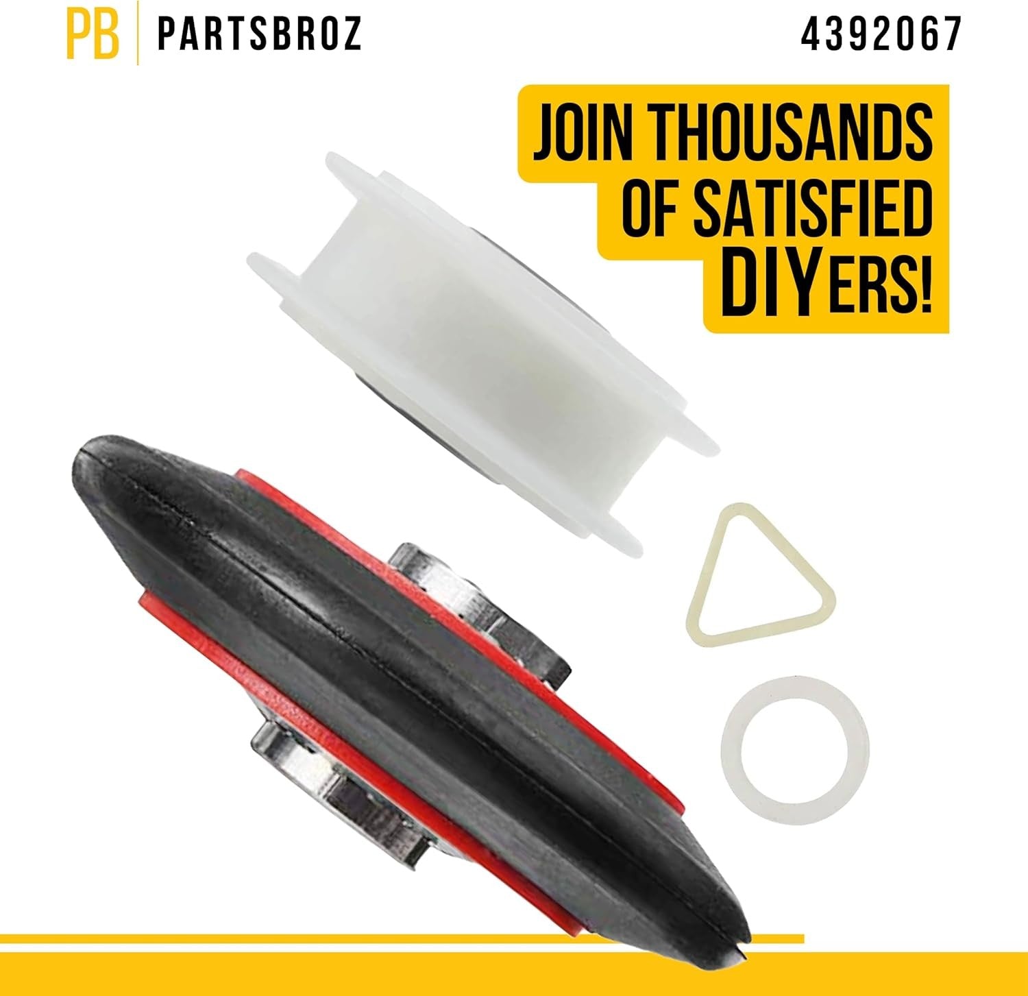 new PartsBroz 4392067 Dryer Repair Kit for Whirlpool As shown in the picture PARTSBROZ - KOEEK