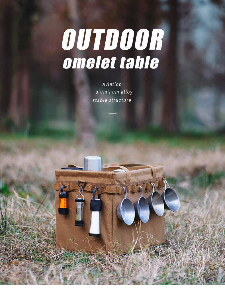 Outdoor Folding Storage Open Box Camping Storage Tool Bag Handbag Firewood Bag 07FC0E-D4 - KOEEK
