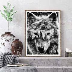new Eiazuiks Diamond Painting Kits for Adults, Wolf 5D DIY 12x16 inches, B7457 EIAZUIKS - KOEEK