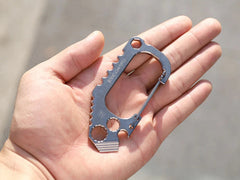EDCgear Titanium Alloy Multi Tools Keychain Carabin Opener Crowbar Outdoor EDCGEAR - KOEEK