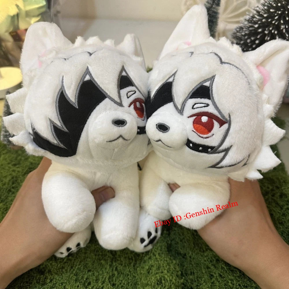 Anime Zenless Zone Zero Von Lycaon Sitting Position 20cm Plush Doll Stuffed Toy 07FC0E-D4 - KOEEK
