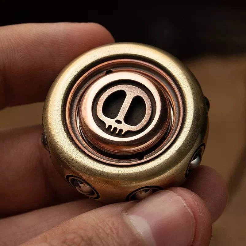 LAUTIE SAM Ring Metal Gyro Fidget Spinner Devil's Son EDC Finger Rotation Toys 07FC0E-D4 - KOEEK