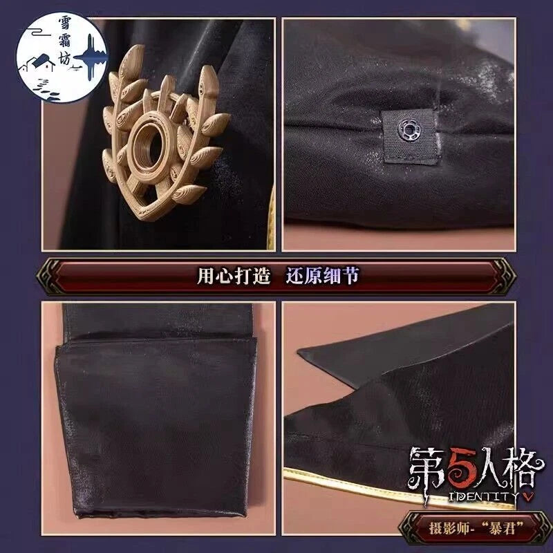 Identity V Joseph Desaulniers Photographer Cosplay Costume Set Unisex Halloween 07FC0E-D4 - KOEEK