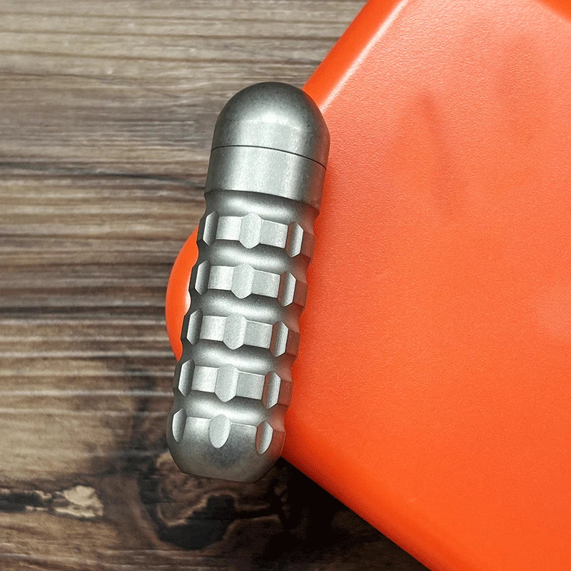 PEI Titanium Pocket Waterproof Pill Case Holder Organizer Box Container Keychain 07FC0E-D4 - KOEEK