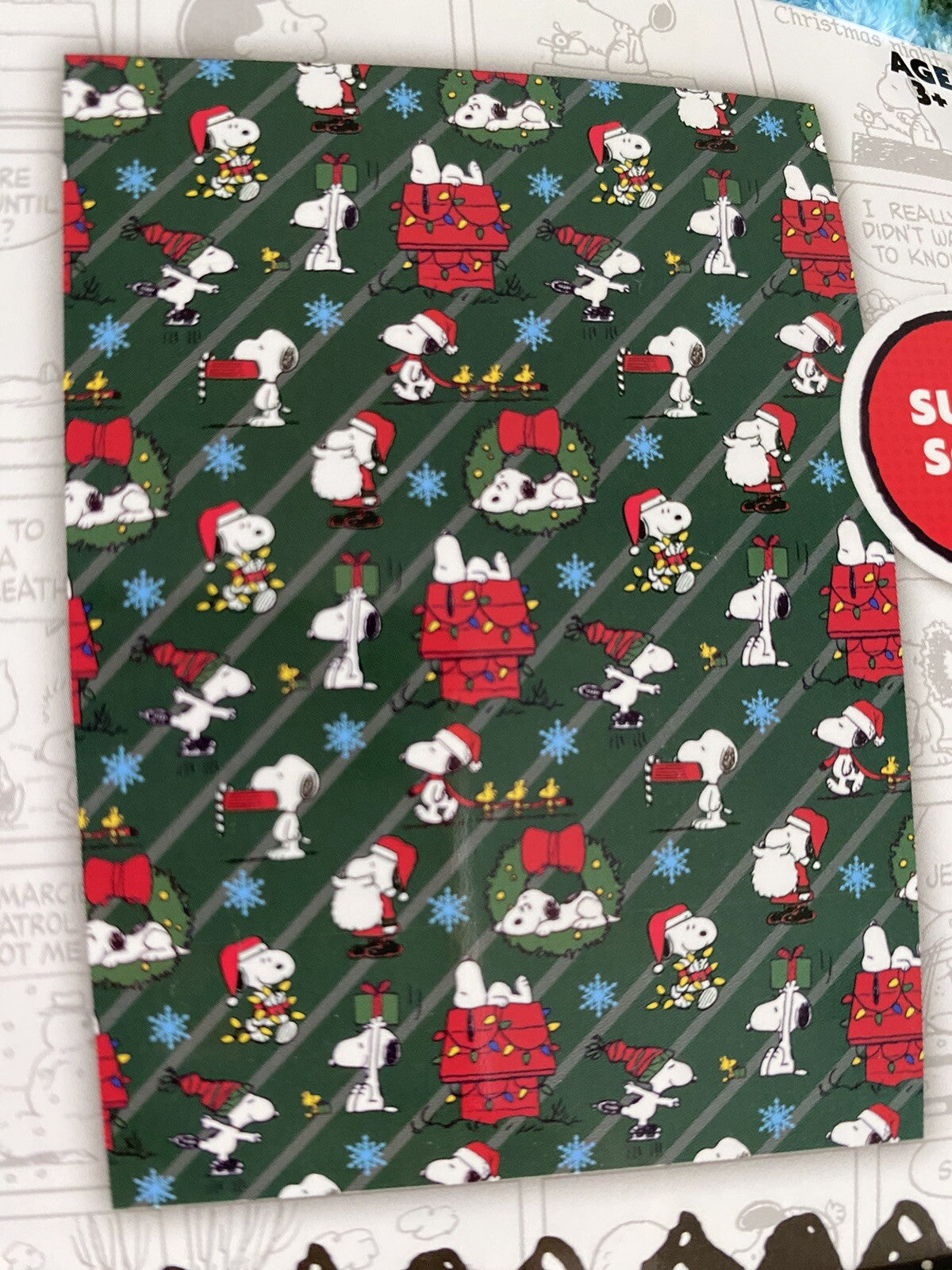 Peanuts Snoopy Christmas Lights Dog House Santa Soft Throw Blanket 50 X 70” 07FC0E-D4 - KOEEK