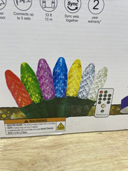 100 GE Color Effects Diamond Faceted RGB Mini LED Lights w/Remote - 5270942 GE - KOEEK