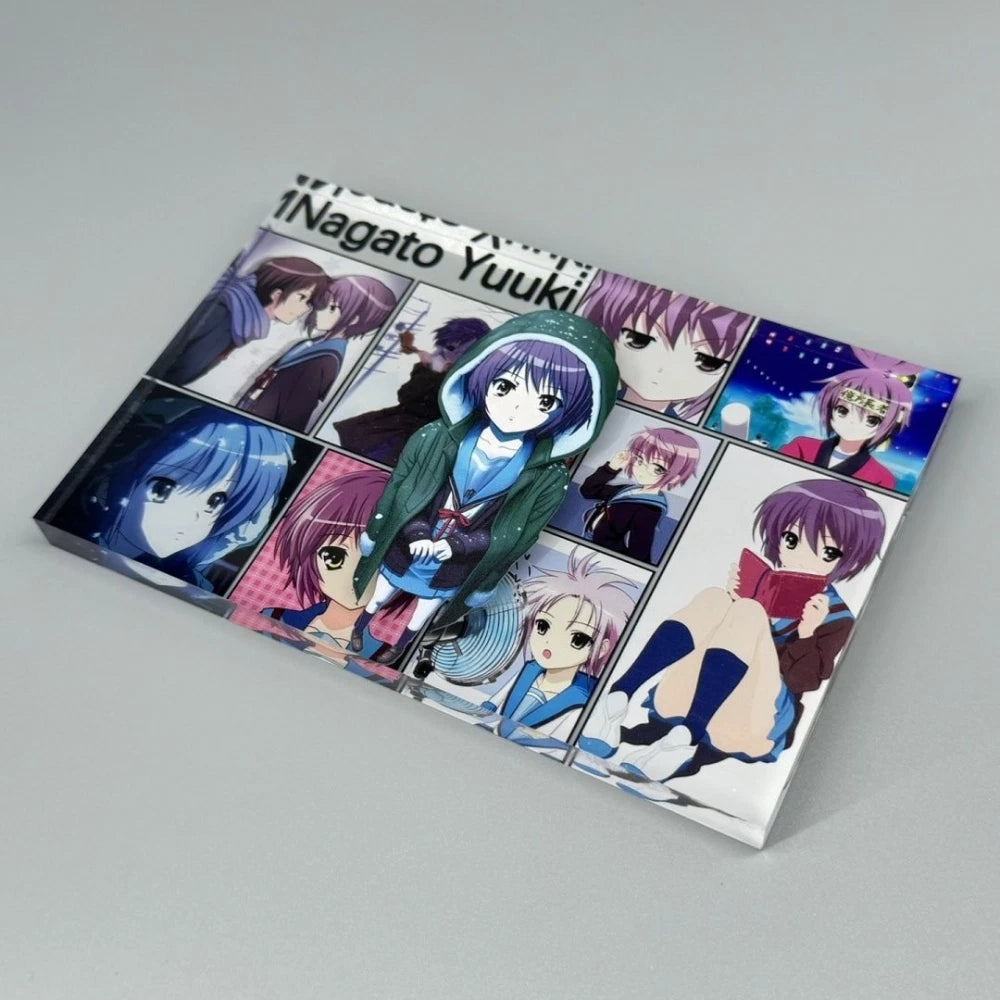 Anime Suzumiya Haruhi No Yuuutsu Nagato Yuki Acrylic Brick Decor Collection Gift 07FC0E-D4 - KOEEK