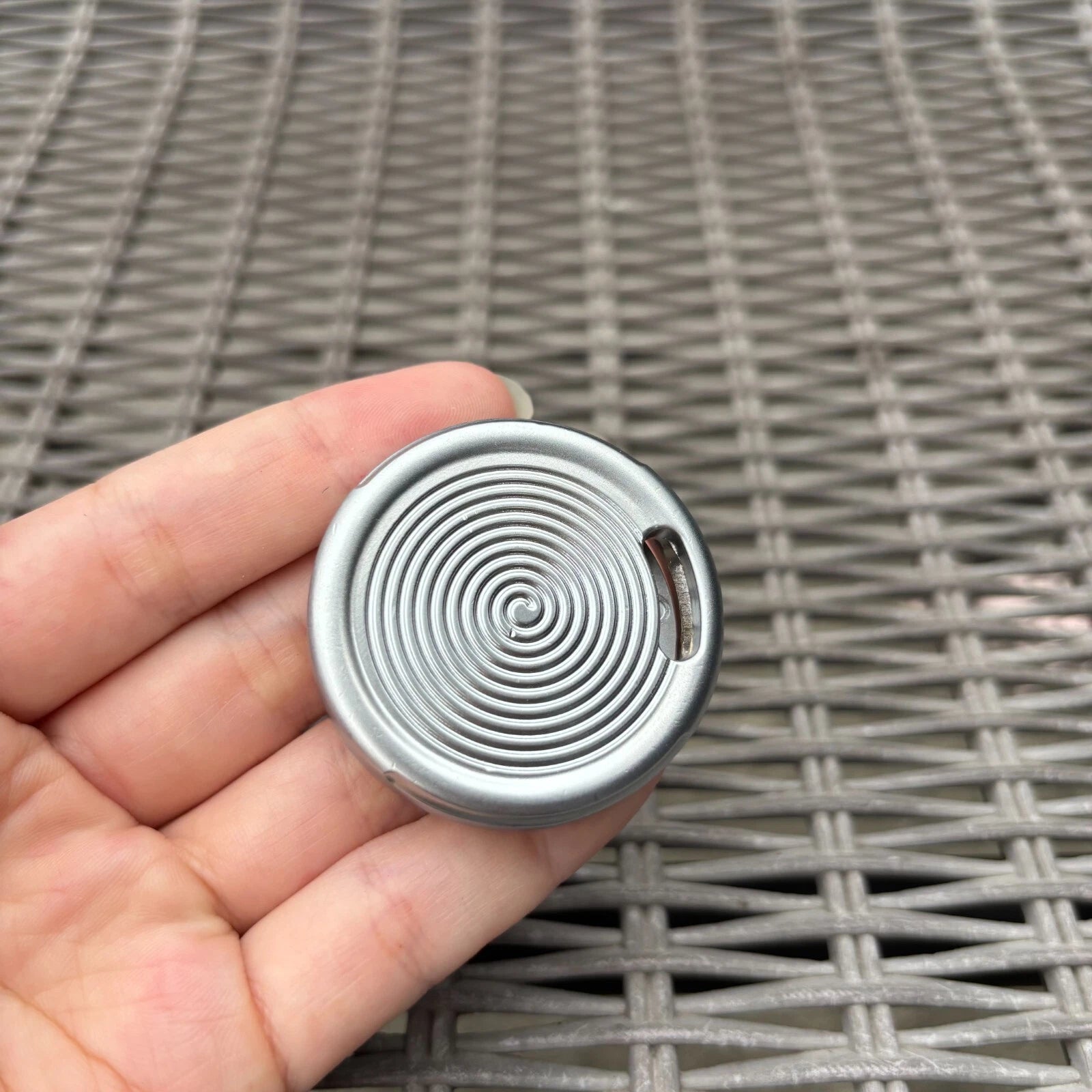 Adult Coin Flying Saucer Metal Slider Fidget Office Toys Cool Gadgets Gift 07FC0E-D4 - KOEEK