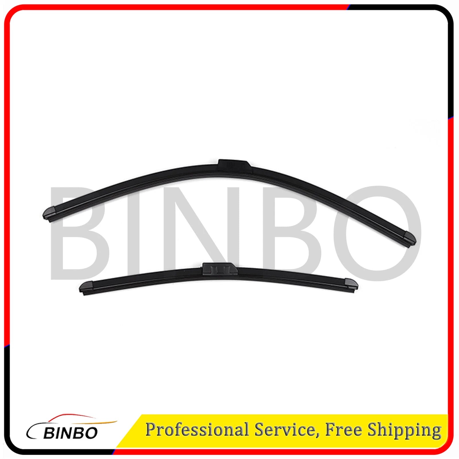Front Windshield Wiper Blades For 11-16 BMW 5 Series F10 F11 F18 M5 61612163749 07FC0E-D4 - KOEEK
