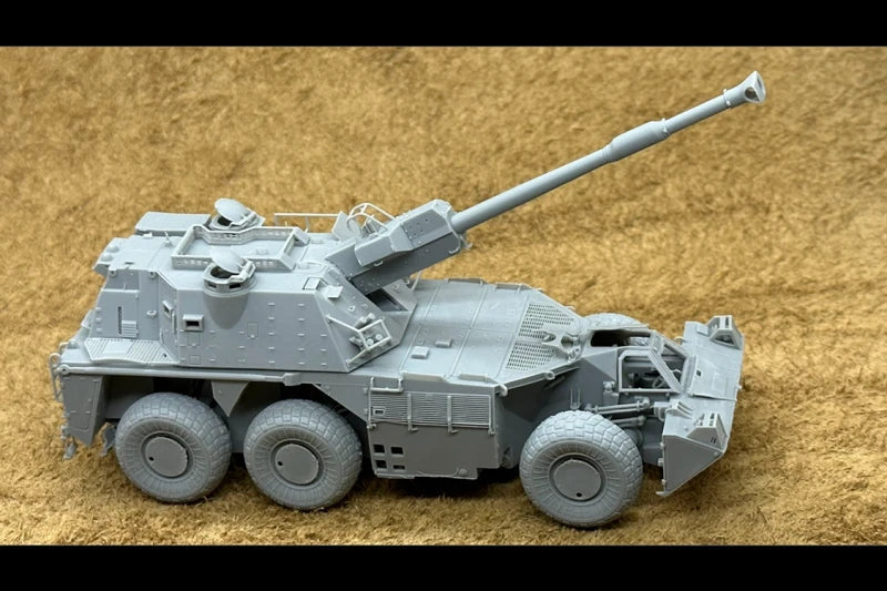 3D printed 1/72 South Africa"G-6 155mm howitzer"kit model#include a Tank soldier 07FC0E-D4 - KOEEK
