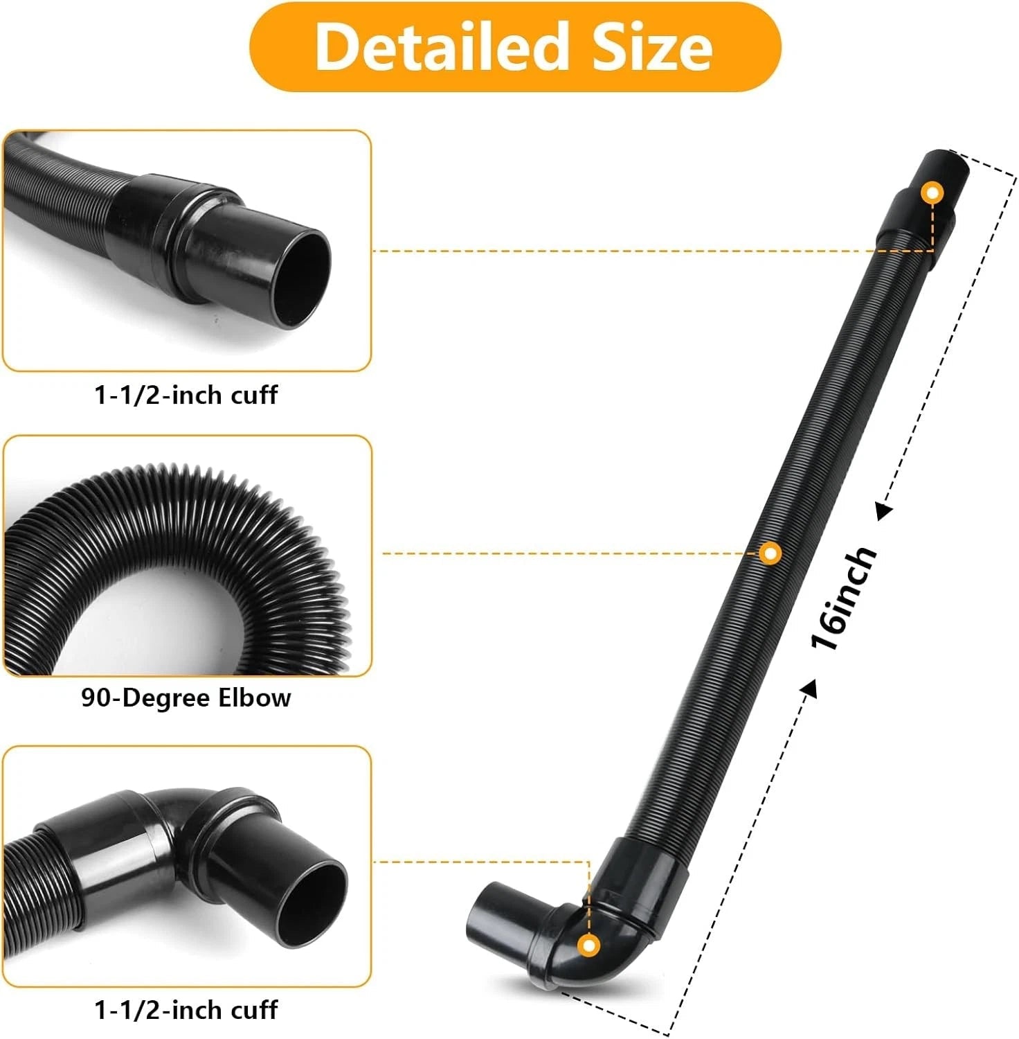 Anti-static backpack vacuum cleaner hose, vacuum cleaner hose 07FC0E-D4 - KOEEK