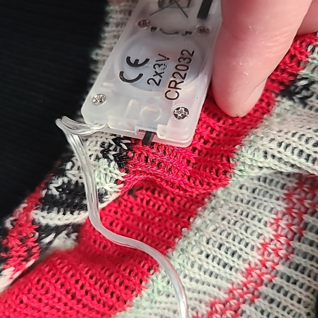 Disney Christmas Sweater Villains Naughty Black Crewneck Malificent L  Lights DISNEY - KOEEK