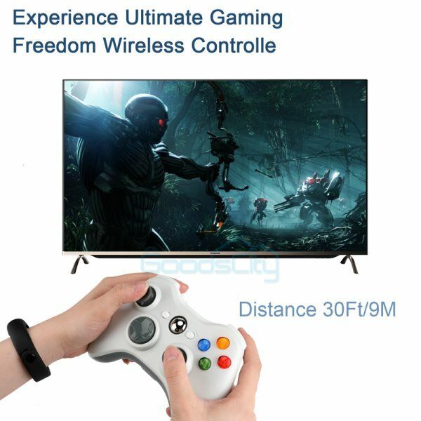 ny 2024 Wireless Game Controller Gamepad for Microsoft XBOX 360 &amp; PC WIN 7 8 10